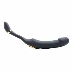 XR Brands Vibrators Inmi 10x Pleasure Pose Come Hither Vibe With Poseable Clit Stimulator - Black