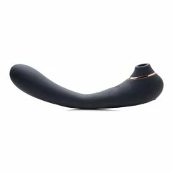 XR Brands Inmi Shegasm 7x Pose Bendable Suction Vibrator - Black Vibrators