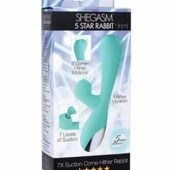 XR Brands Vibrators Inmi Shegasm Suction Come Hither Rabbit