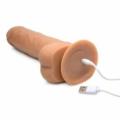 XR Brands Master Series Power Pounder Realistic Trusting Silicone Dildo - Ivory Vibrators