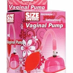 XR Brands Vibrators Size Matters Clitoris Vaginal Pump Kit - Pink