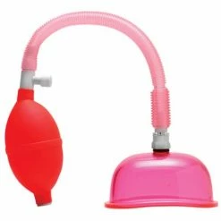 XR Brands Vibrators Size Matters Clitoris Vaginal Pump Kit - Pink