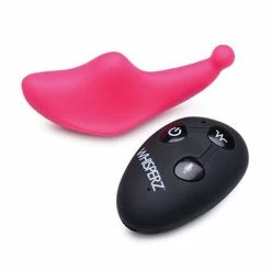 XR Brands Vibrators Whisperz Voice Activated 10x Panty Vibe With Remote Control - Pink