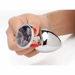 XR Brands Booty Sparks Gemstones Amethyst Gem Anal Plug Anal Toys