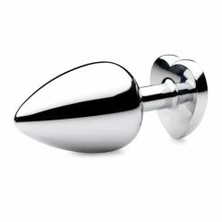 XR Brands Booty Sparks Gemstones Rose Quartz Heart Anal Plug