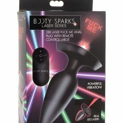 XR Brands Anal Toys Booty Sparks Laser Fuck Me Anal Plug With Remote