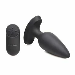 XR Brands Anal Toys Booty Sparks Laser Heart Anal Plug With Remote
