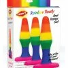 XR Brands Anal Toys Frisky Rainbow Silicone Anal Trainer Set
