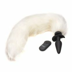 XR Brands Tailz Interchangeable Fox Tail - White Anal Toys