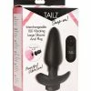 XR Brands Anal Toys Tailz Snap On Interchangeable 10x Vibrating Silicone Anal Plug With Remote