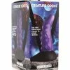 XR Brands Creature Cocks Orion Invader Veiny Space Alien Silicone Dildo - Purple & Black