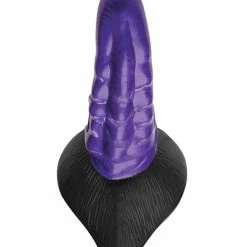 XR Brands Creature Cocks Orion Invader Veiny Space Alien Silicone Dildo - Purple & Black