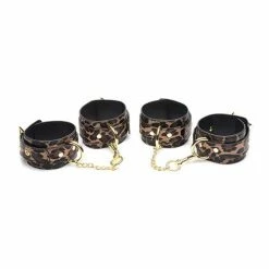 XR Brands Kink & BDSM Master Series Leopard Print Bondage Set