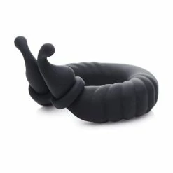 XR Brands Penis Toys Trinity Men 10x Cobra Dual Stimulation Silicone Cock Ring - Black