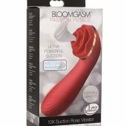 XR Brands Vibrators Inmi Bloomgasm Passion Petals 10x Silicone Suction Rose Vibrator