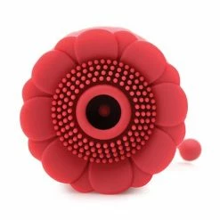 XR Brands Inmi Bloomgasm Royalty Rose Textured Suction Clit Stimulator - Red