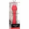 XR Brands Inmi Bloomgasm Sweet Heart Rose 5x Suction Rose & 10x Vibrator - Red Vibrators