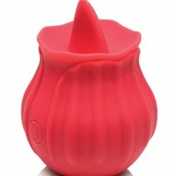 XR Brands Vibrators Inmi Bloomgasm Wild Violet 10x Licking Stimulator - Red