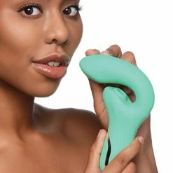 XR Brands Inmi Shegasm 10x Minty Air Stim Rabbit Vibrator - Mint