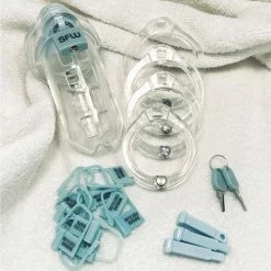 World Cage Bangkok Male Chastity Kit - Large 105 Mm X 40 Mm Kink & BDSM