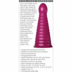 Anal Toys Zero Tolerance Anal Everest - Burgundy