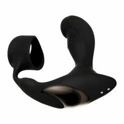 Zero Tolerance Strapped & Tapped Rechargeable Prostate Vibrator - Black