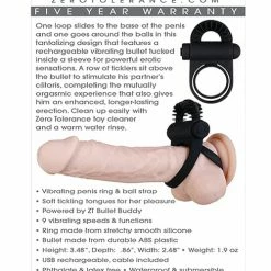 Zero Tolerance Bell Ringer Cock Ring - Black