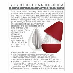 Zero Tolerance Krakatoa Stroker - White Penis Toys