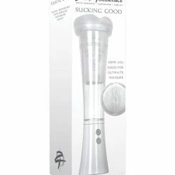Zero Tolerance Sucking Good Rechargeable Vibrating Pump - White-Clear