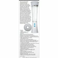 Zero Tolerance Sucking Good Rechargeable Vibrating Pump - White-Clear