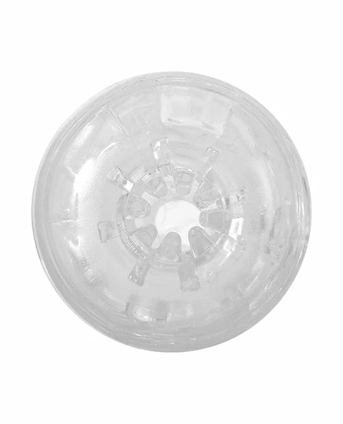 Penis Toys Zero Tolerance Swirl Stroker - Clear-Blue