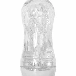 Penis Toys Zero Tolerance Swirl Stroker - Clear-Blue