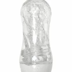 Zero Tolerance Twist Stroker - Clear-Orange Penis Toys
