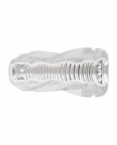 Zero Tolerance Twist Stroker - Clear-Orange Penis Toys