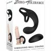 Zero Tolerance Vibrating Ball Cradle With Remote - Black