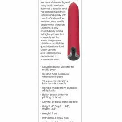 Zero Tolerance Diablo Bullet - Red-Black
