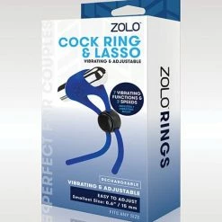 ZOLO Cock Ring & Lasso - Blue Penis Toys