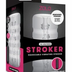 ZOLO Girlfriend Squeezable Vibrating Stroker