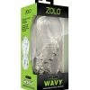ZOLO Gripz Wavy Stroker - Clear Penis Toys