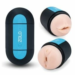 ZOLO Pleasure Pill Double Ended Vibrating Stimulator - Ivory Penis Toys