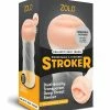 Penis Toys ZOLO Realistic Deep Throat Dual Density Transparent Stroker