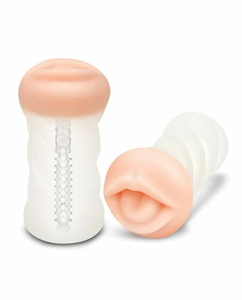 Penis Toys ZOLO Realistic Deep Throat Dual Density Transparent Stroker